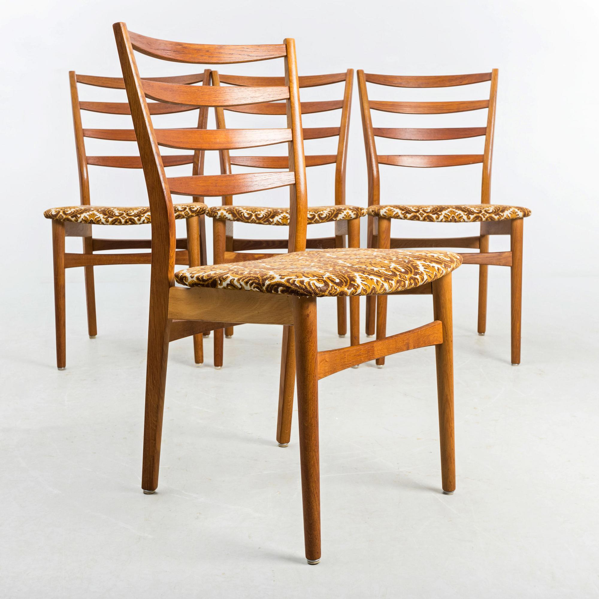 STOLAR, 4 st, etikettmärkta "Sibast Furniture, Made in Denmark".