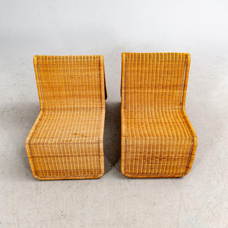 Tito Agnoli, vilstolar ett par, "P3", Pierantonio Bonacina, Italien, 1960-tal.