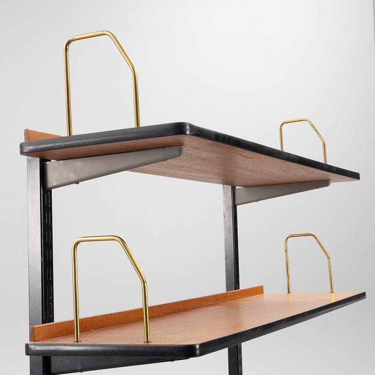 Bookshelves, a pair, Verkstads AB Lindqvist, Motala, second half of the 20th century.