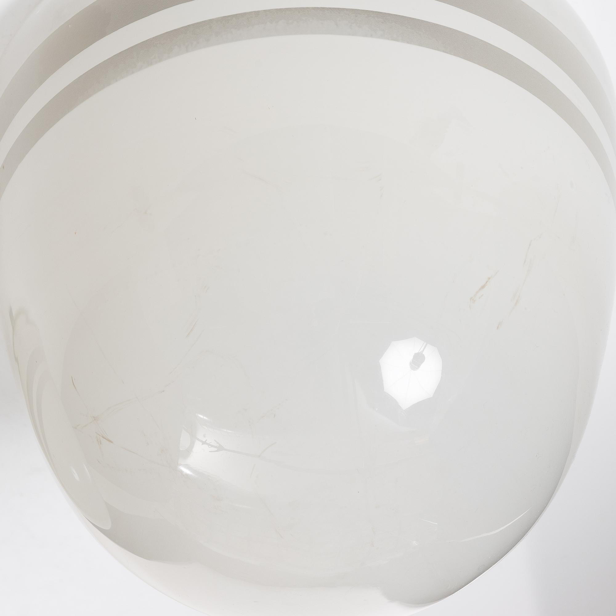 Harald Notini, a pair of ceiling lamps, variant of model "10148", Arvid Böhlmarks Lampfabrik, Stockholm, 1930s.