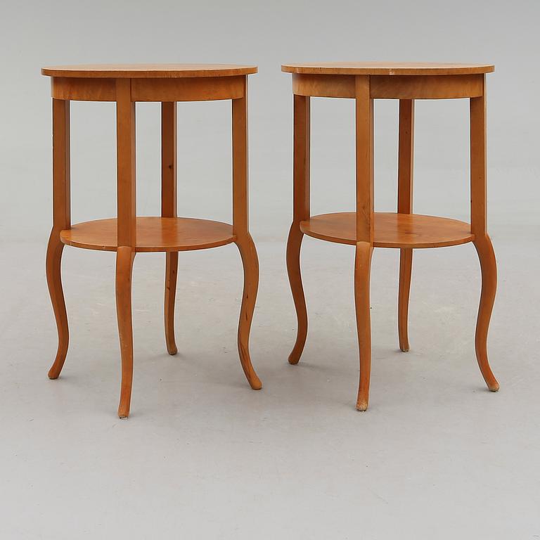 SÄNGBORD, 1 par, 1930-/40-tal.