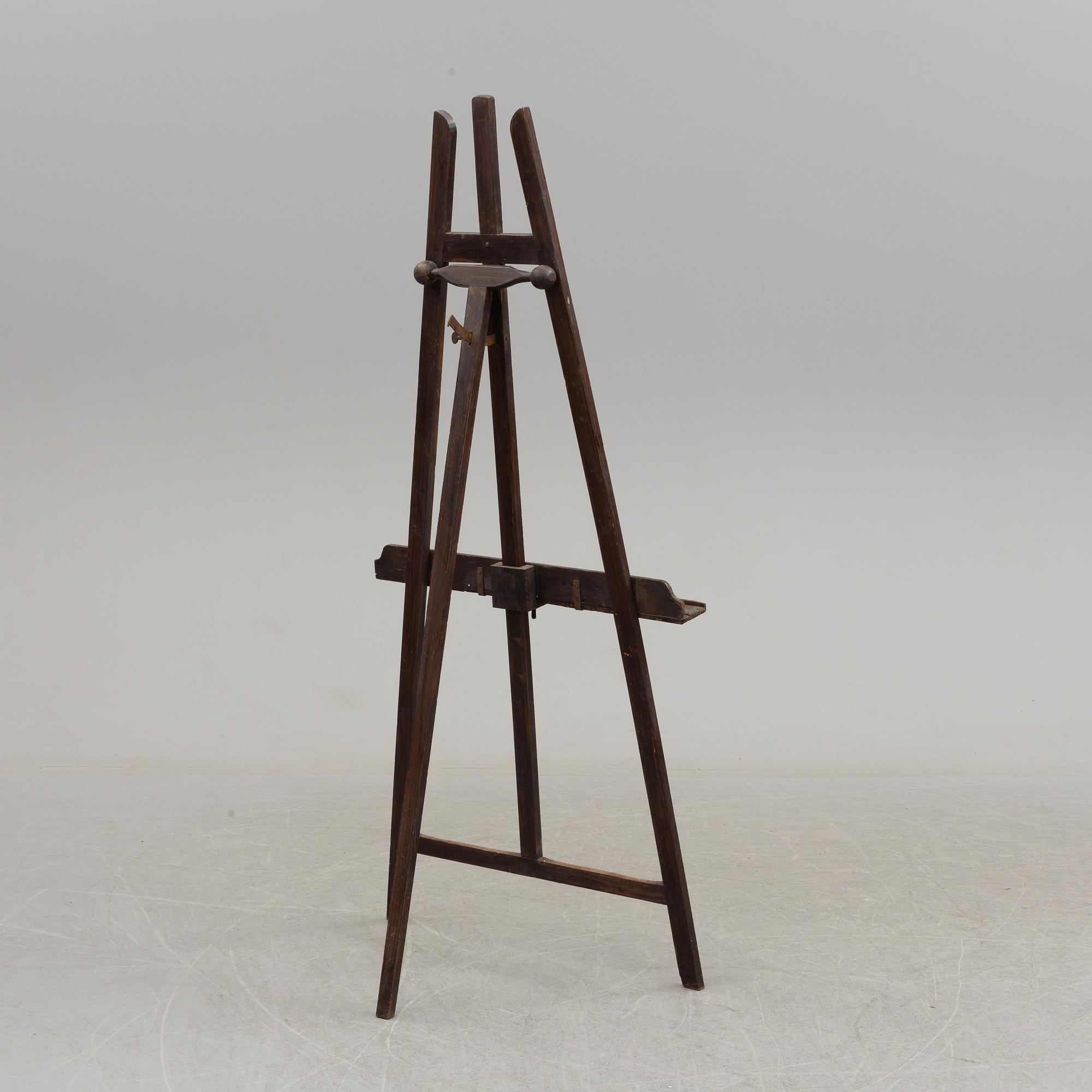 an easel from around 1900.
