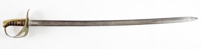 SABEL, m/1854, kavalleriet, Sverige.