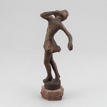 Axel Olsson, a bronze sculpture, signed and numbered 8/10.