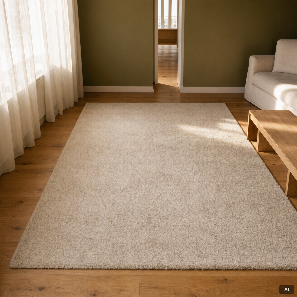 Gunilla Lagerhem Ullberg, Rug, "Moss", approx. 240 x 170 cm.