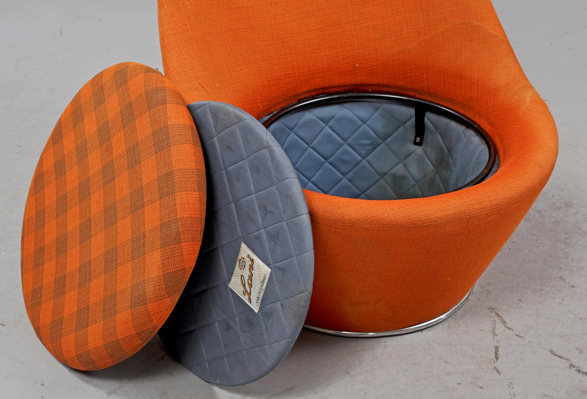 FÅTÖLJER, 3 st, Lani Möbler, Malmö, 1900-talets tredje kvartal.