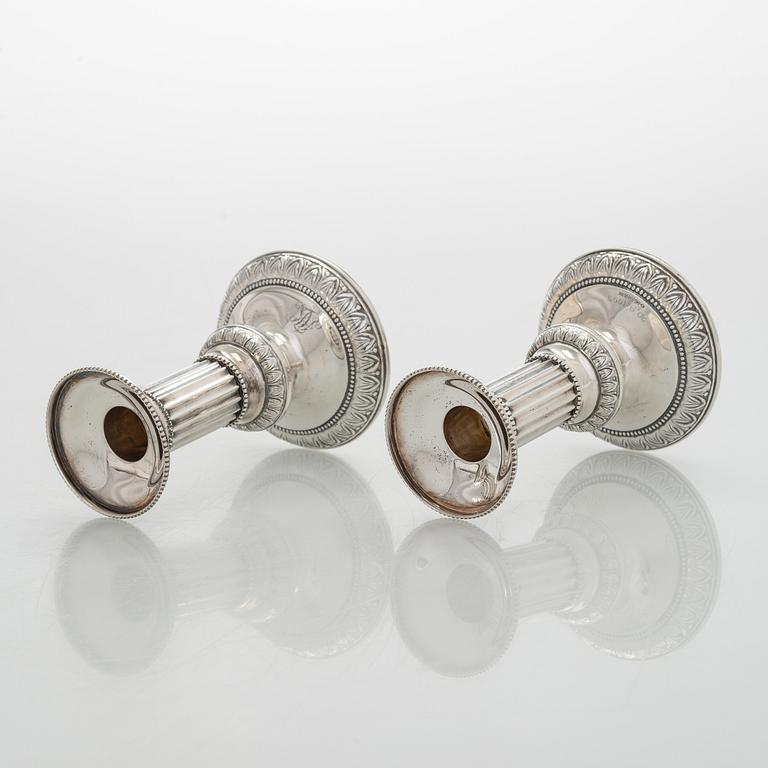 A pair of silver candlesticks, Kultateollisuus Turku 1994.