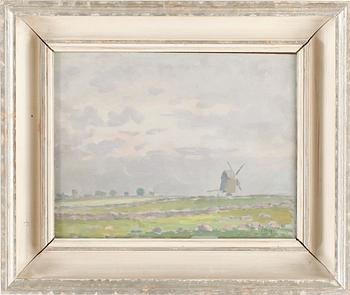 ARTHUR PERCY, olja på pannå, signerad.