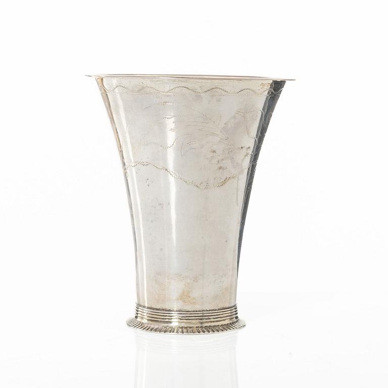 Nils Tornberg, bägare, silver, Linköping 1806.