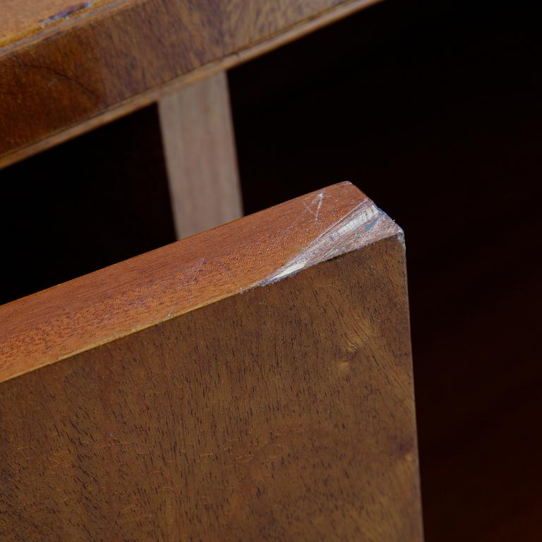 A 1940's Swedish Modern mahogany veneered cabinet.