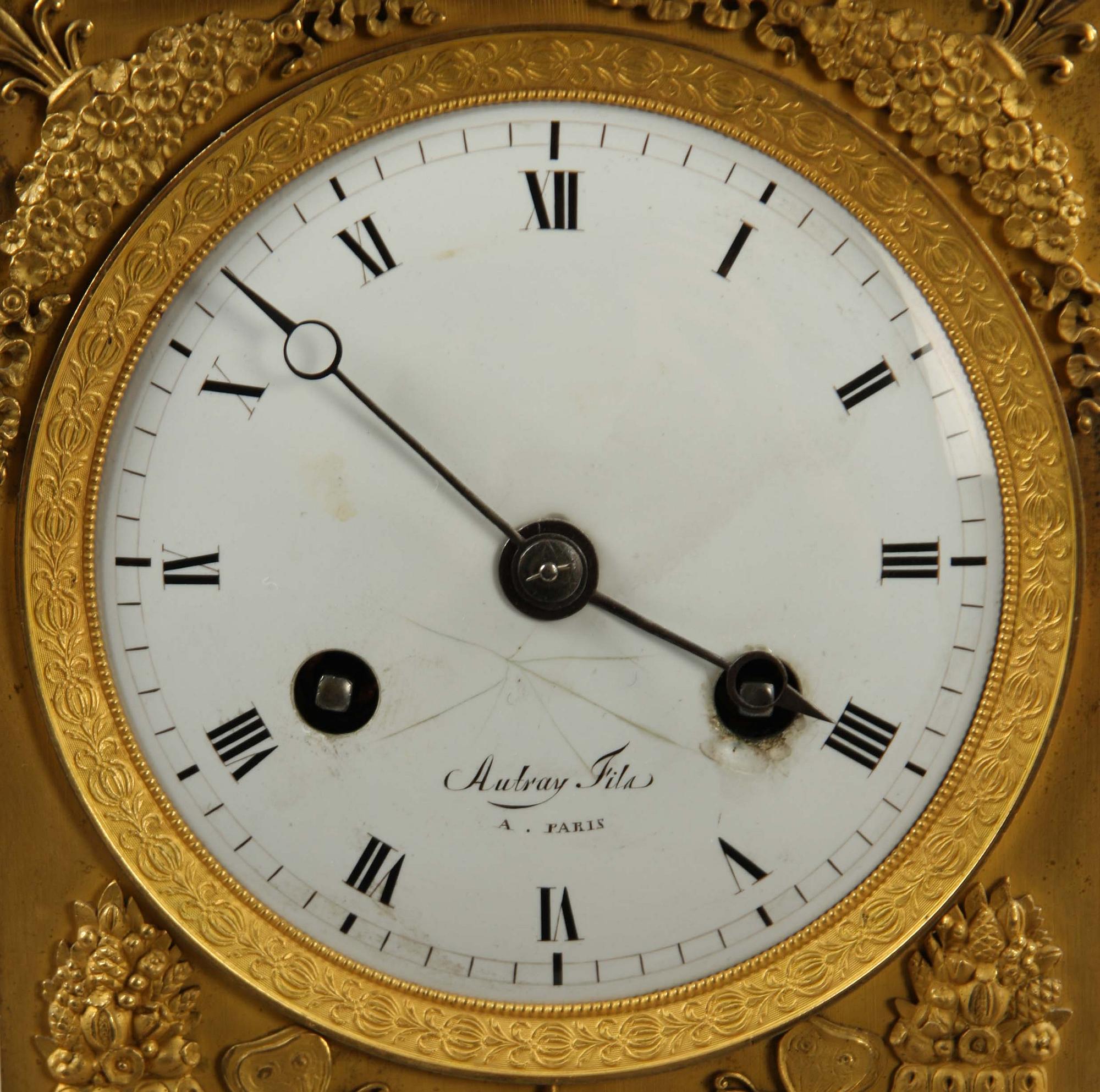 BORDSUR,förgylld brons, empire, 1800-talets första hälft.