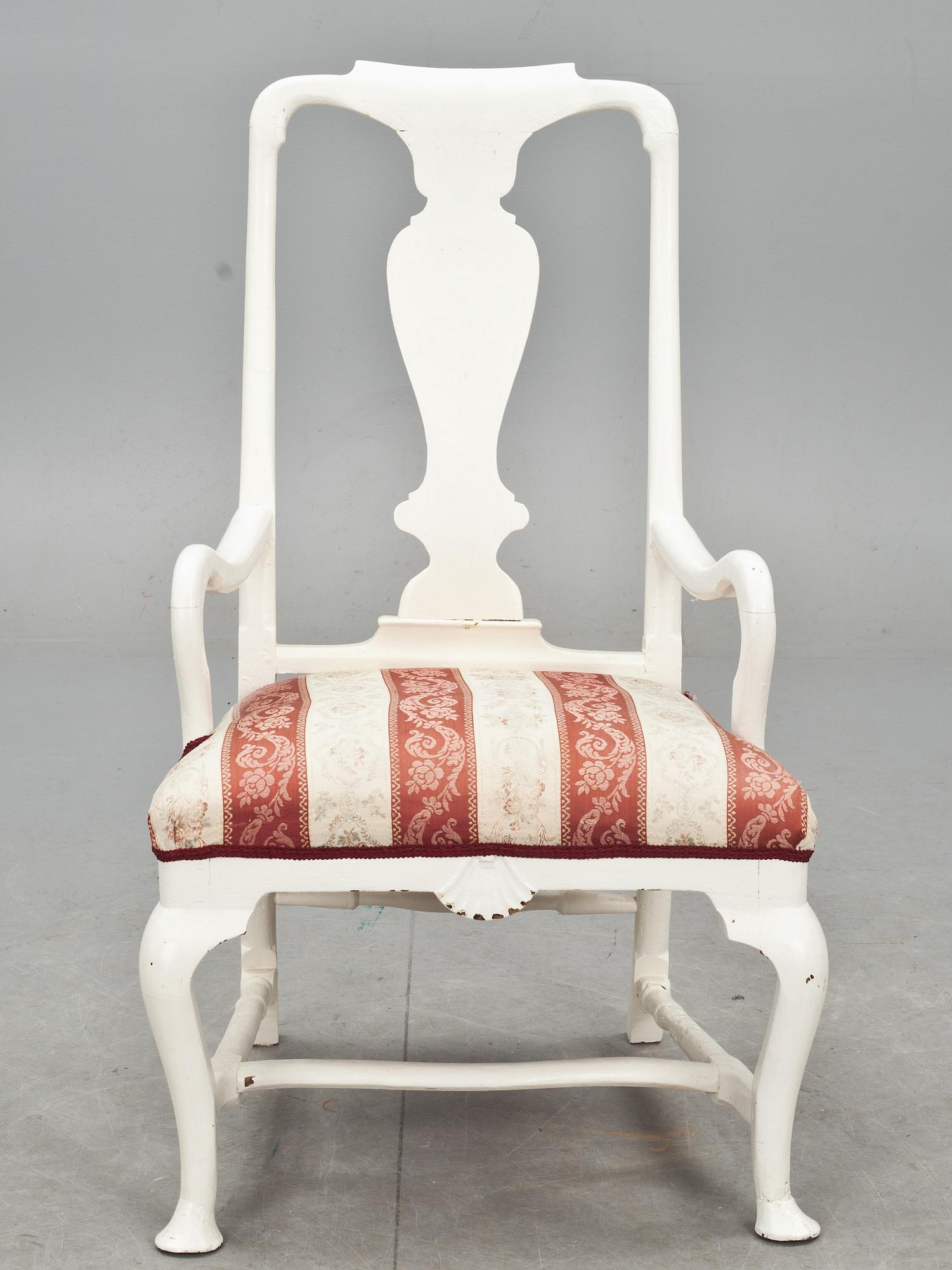 KARMSTOL, Rokoko, 1700-talets andra hälft.