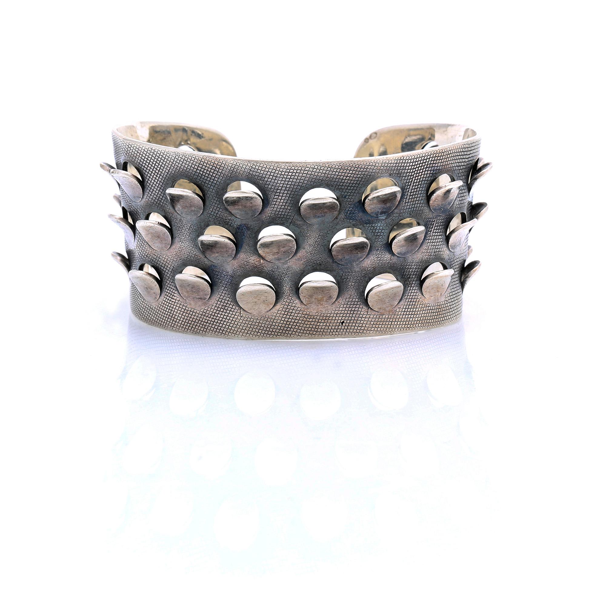 Grete Prytz Kittelsen för J Tostrup armring sterling silver, Norge.