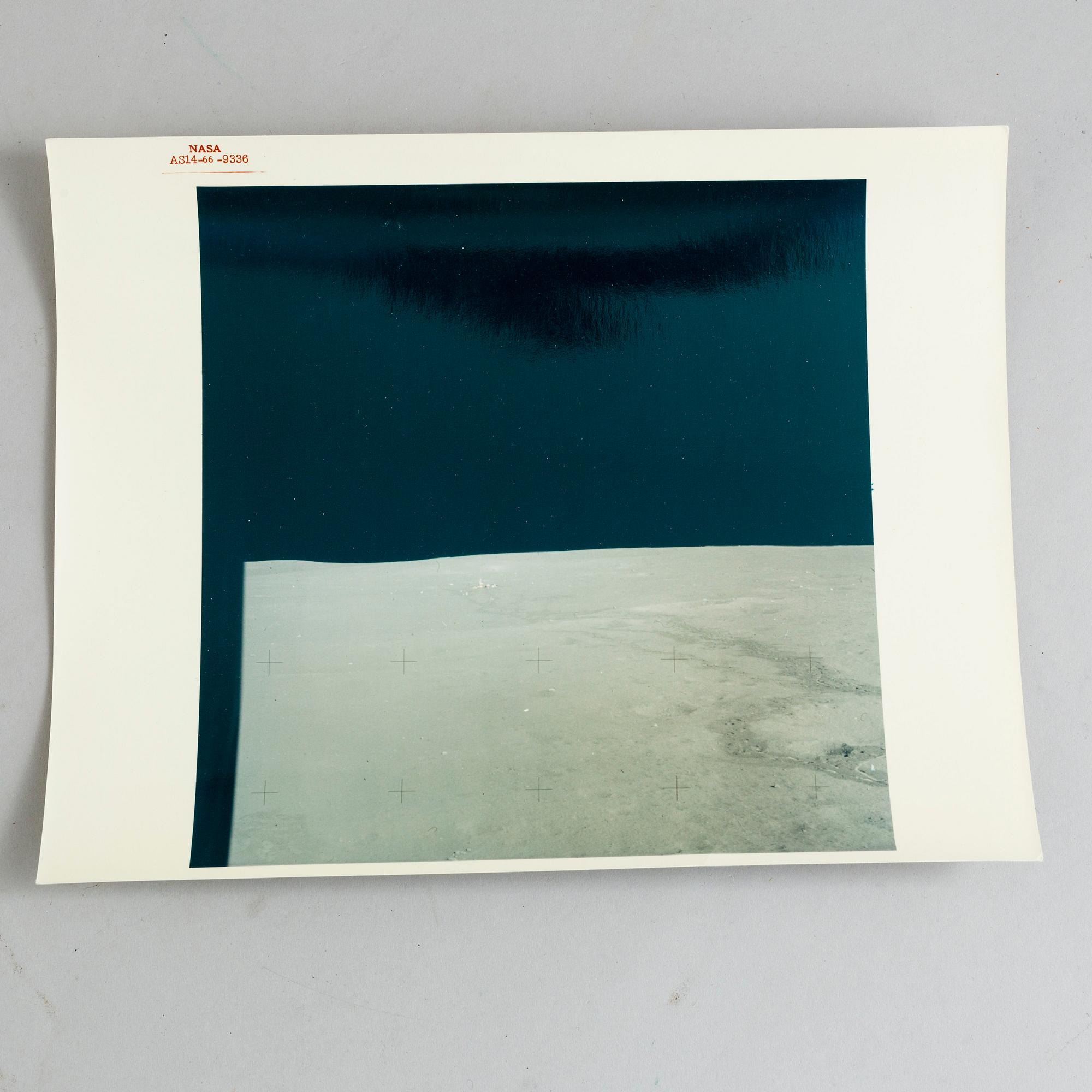 A collection of 8 photographs by NASA Apollo 14, 1971, stamped.