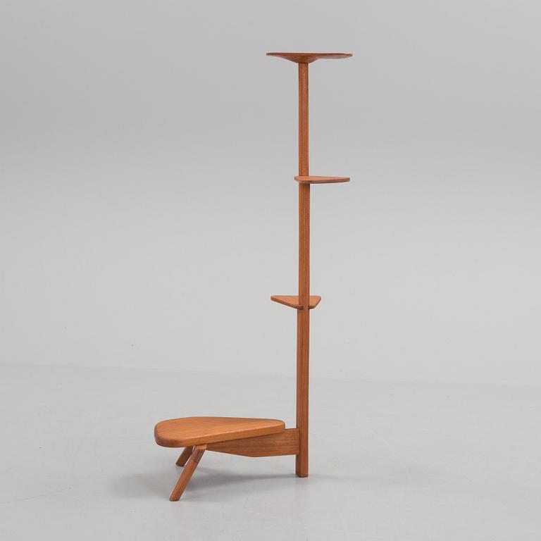 BLOMBORD /PIEDESTAL, teak, 1900-talets andra hälft.
