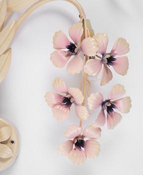 Vägglampor, ett par, 1900-talets andra hälft.