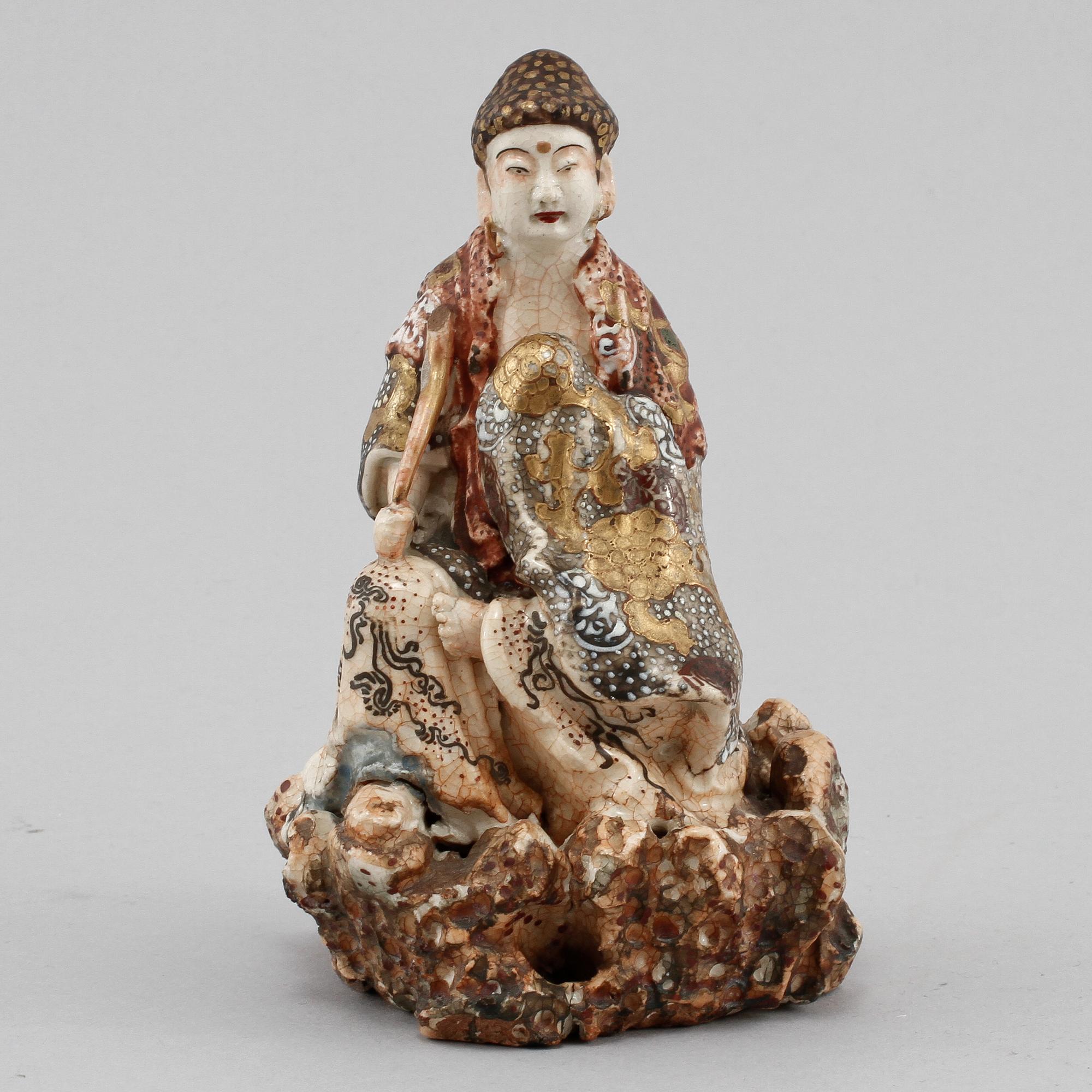 FIGURIN, porslin, Satsuma, Japan, 1900-tal.