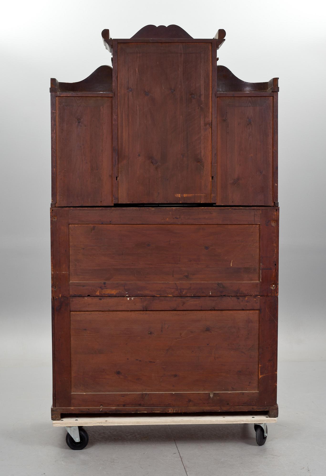 RULLKLAFFSEKRETÄR, Danmark. Senempire 1800-talets mitt.