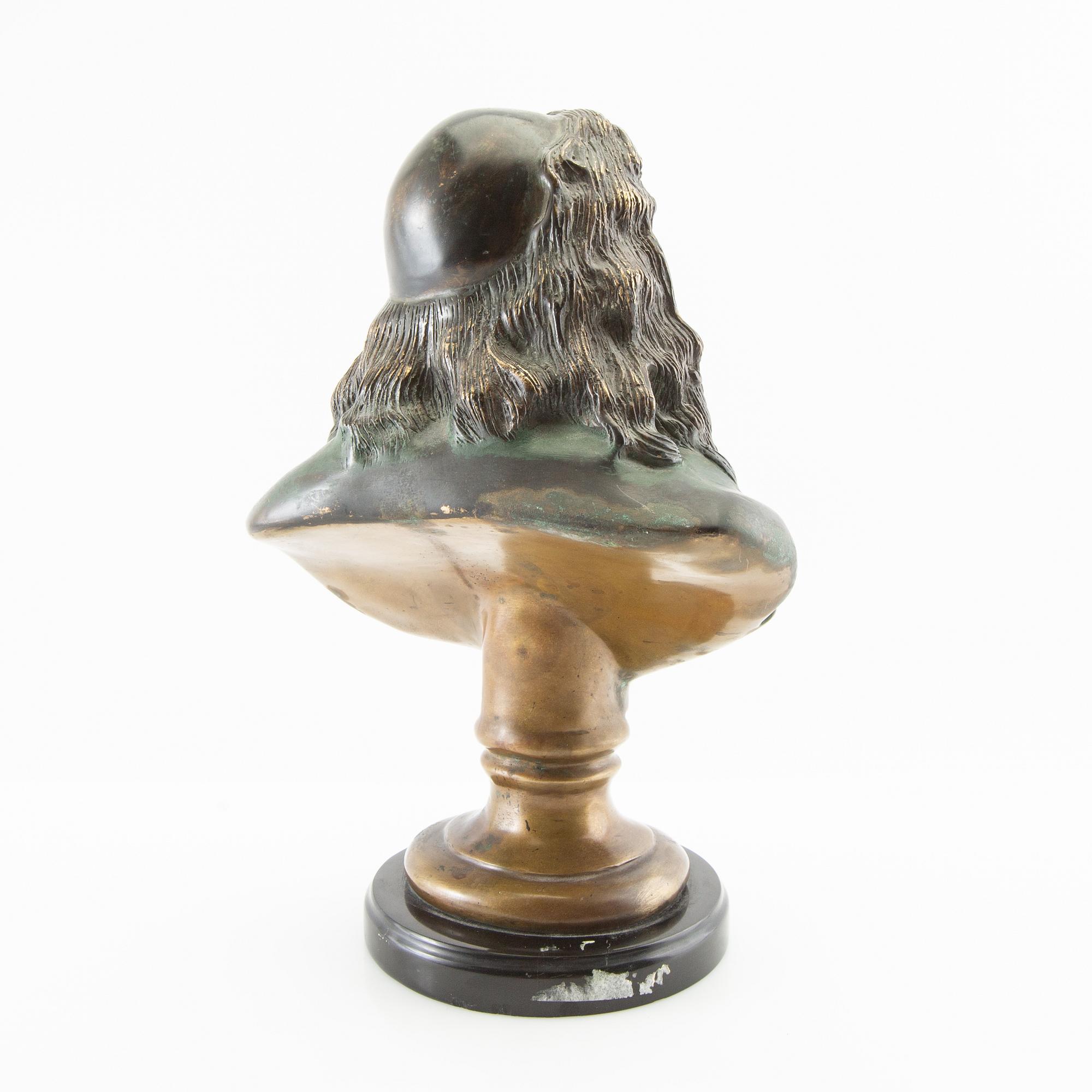 Okänd konstnär 1900-tal, Byst föreställande franske dramatikern Molière.