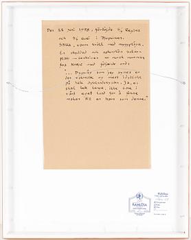 ROLAND SVENSSON, blandteknik, signerad och daterad 1958.