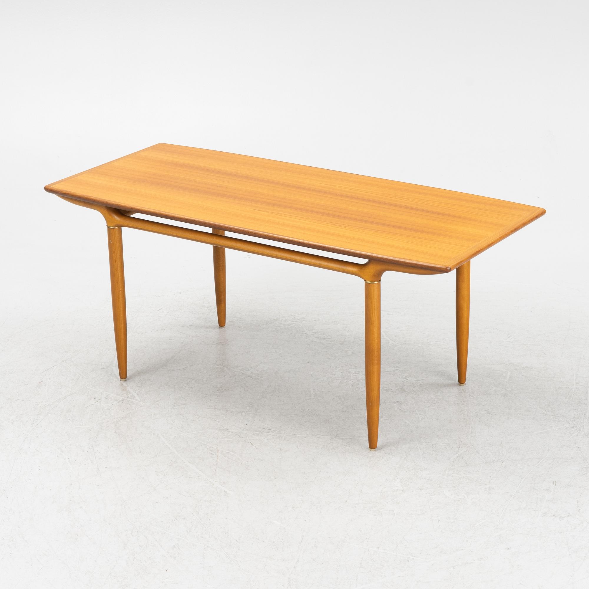 Svante Skogh, a 'Cortina' teak-veneered coffee table, mid/second half of the 20th century.