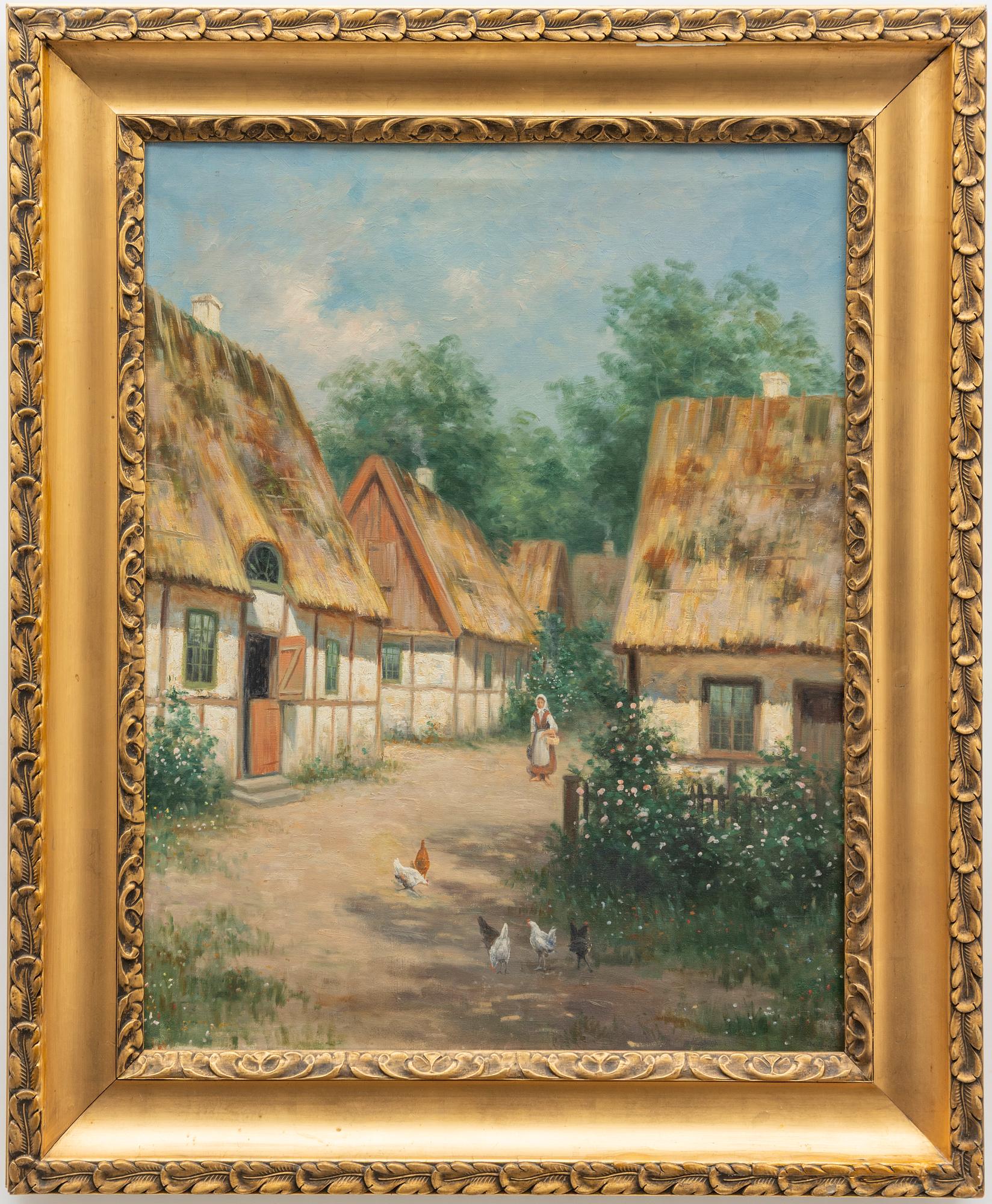 Frans Wilhelm Odelmark, On the Courtyard, Falsterbo.