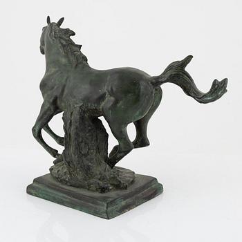 Unknown artist, Running horse.
