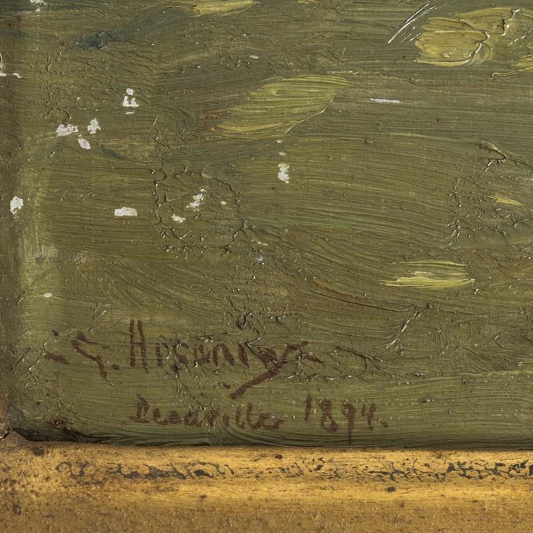 John Georg Arsenius, ett par, Hästkapplöpningsbanan.