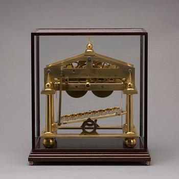 A late 20thC Sir William Congreve rolling ball clock.
