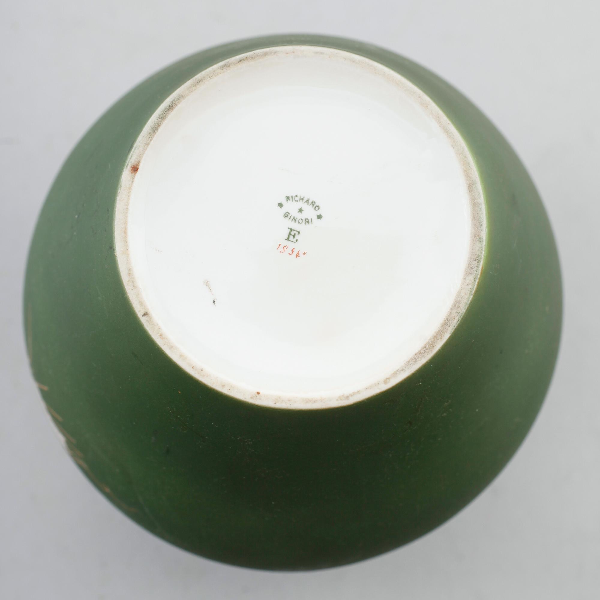 VAS, porslin, Richard Ginori, 1900-talets första hälft.