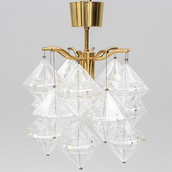 Carl Fagerlund, a ceiling lamp, Orrefors.