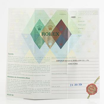 Rolex, Sea-Dweller, wristwatch, 40 mm.