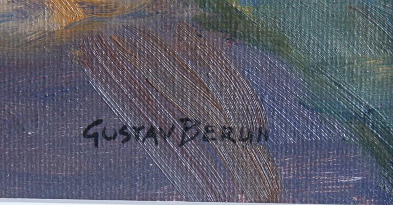 BERLIN, GUSTAV, 2 st, oljor, sign o dat 1964-1975.