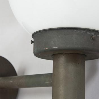 Lisa Johansson-Pape, A set of six of 1970s outdoor wall lights '140-015' for Stockmann Orno.