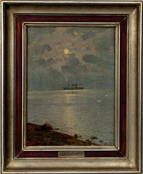 OSCAR KLEINEH, olja på skiva, sign. med monogram.