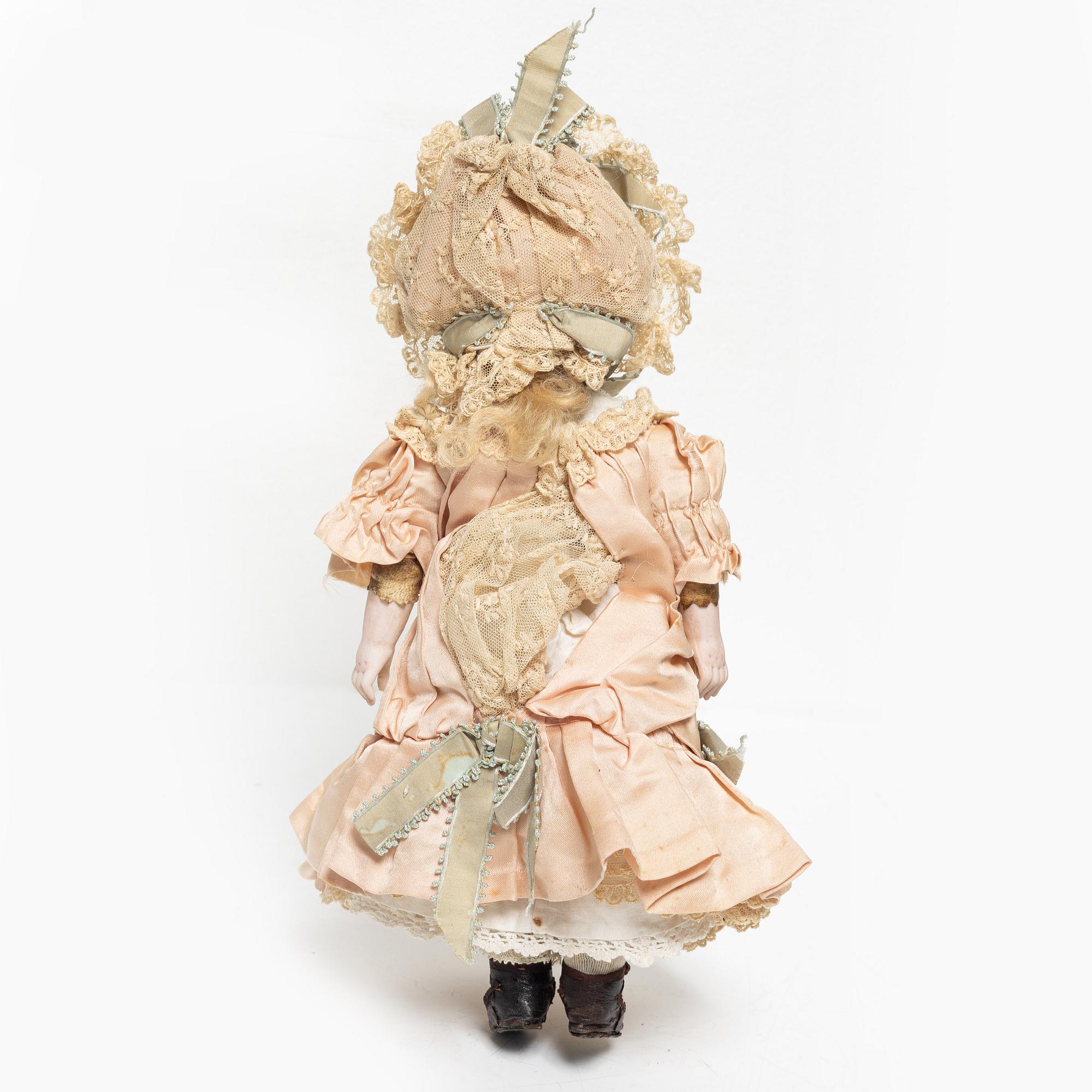 Gaultier, biscuit doll "Fashion Lady", France, late 19th century.