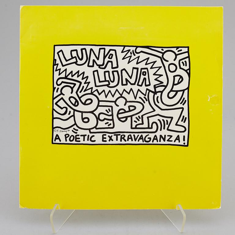 KEITH HARING, multipel, signerad i trycket, numrerad 1363/2000.