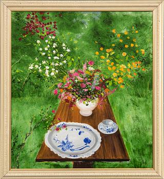 Ann-Marie Jönsson, oil on canvas signed.