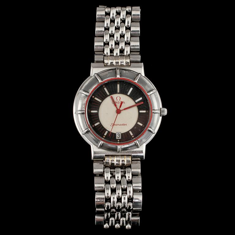 ARMBANDSUR, Omega, Dynamic, stål, 1900-talets sista kvartal.