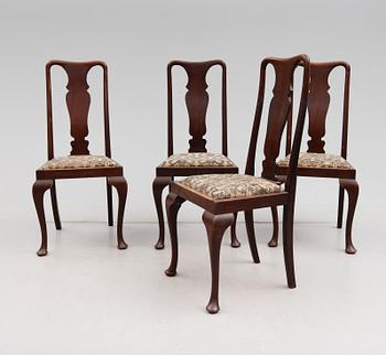 STOLAR, 4 st, England, 1900-talets första hälft.
