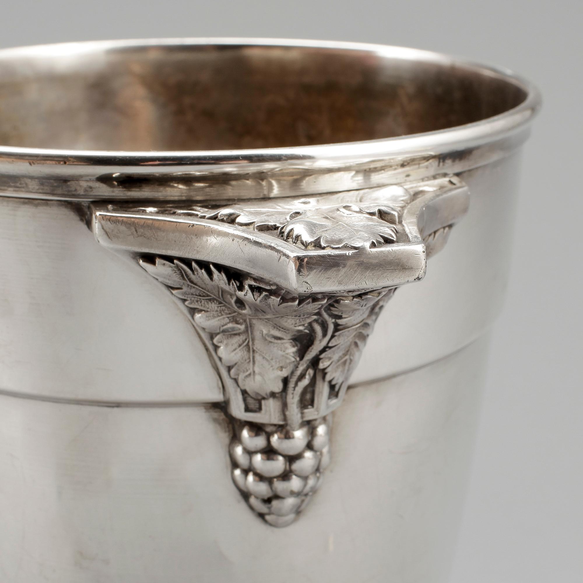 VINKYLARE, nysilver, Paris, 1900-talets mitt.
