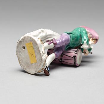 FIGURIN, porslin. Meissen, 1700-tal.