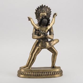A Nepalese copper alloy sculpture, 20th century.
