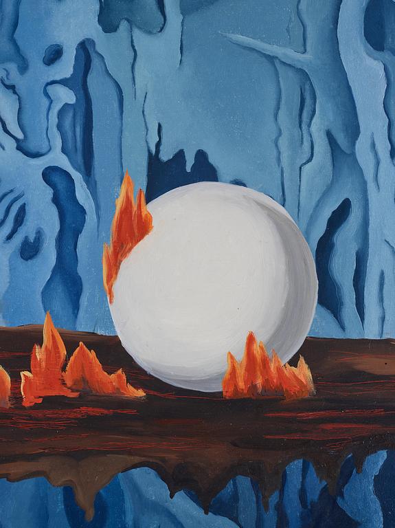 Elsa Thoresen, "Brinnande jord III".