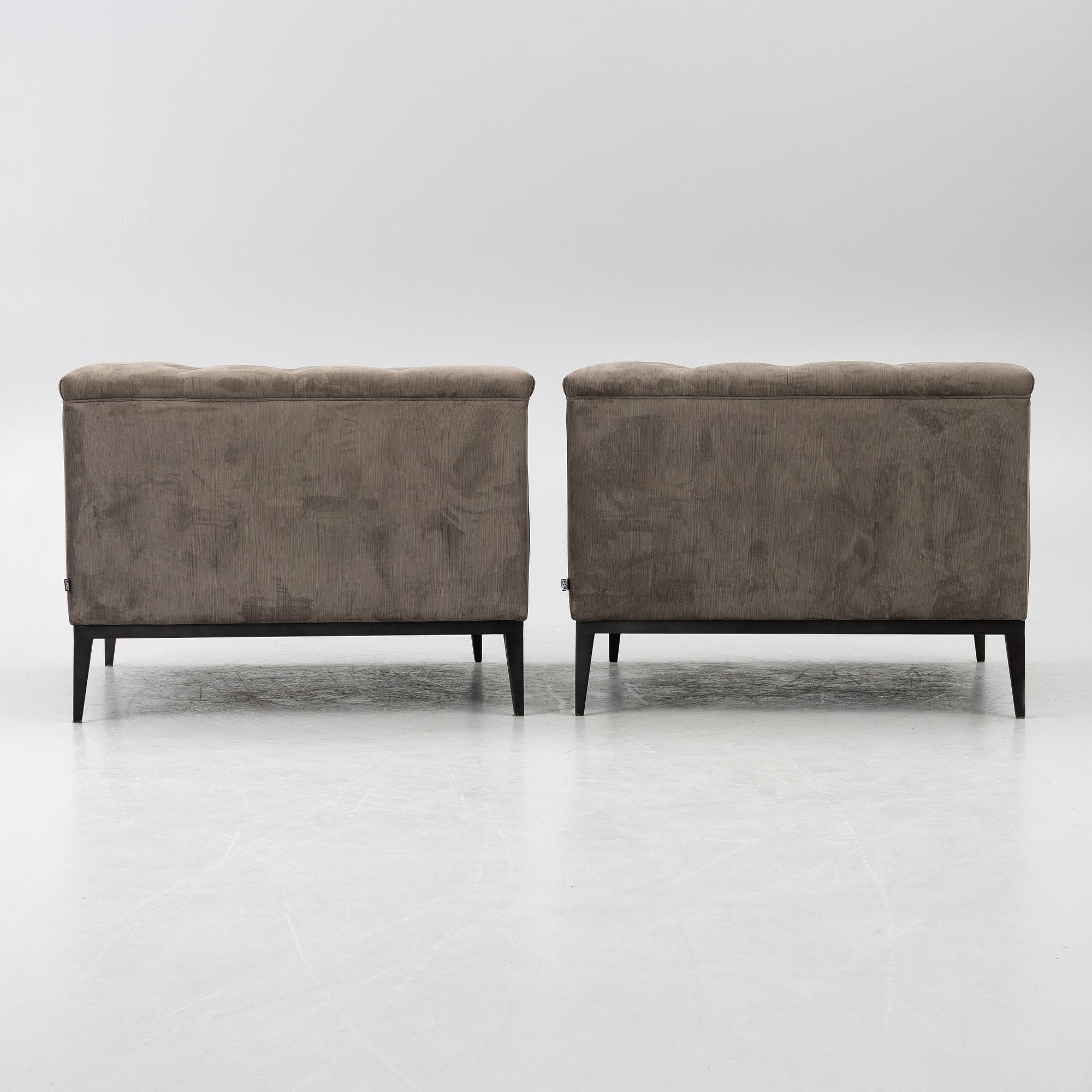 Fåtöljer, ett par, "Raffles", Eichholtz, samtida.