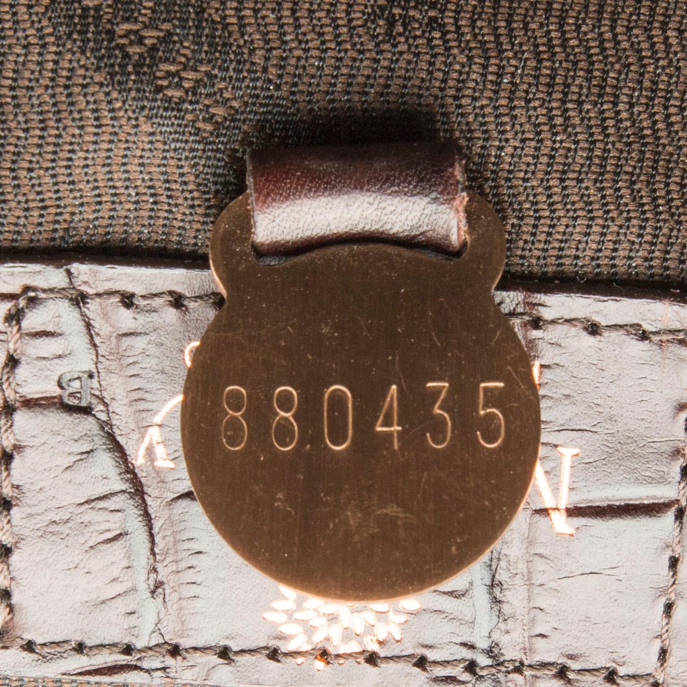 A Mulberry lethter briefcase and document case.