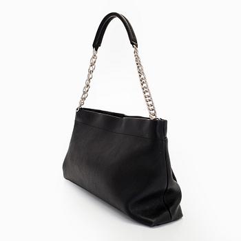 Chanel, a black caviar leather handbag, 2008-09.