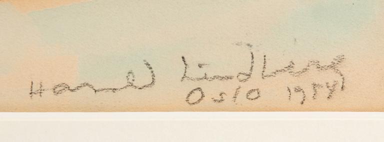 Harald Lindberg, "Harbour Scene Oslo".