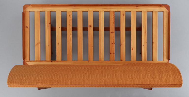 Grete Jalk, A teak sofa/daybed, Poul Jeppesen, Denmark, 1960's/1970's.