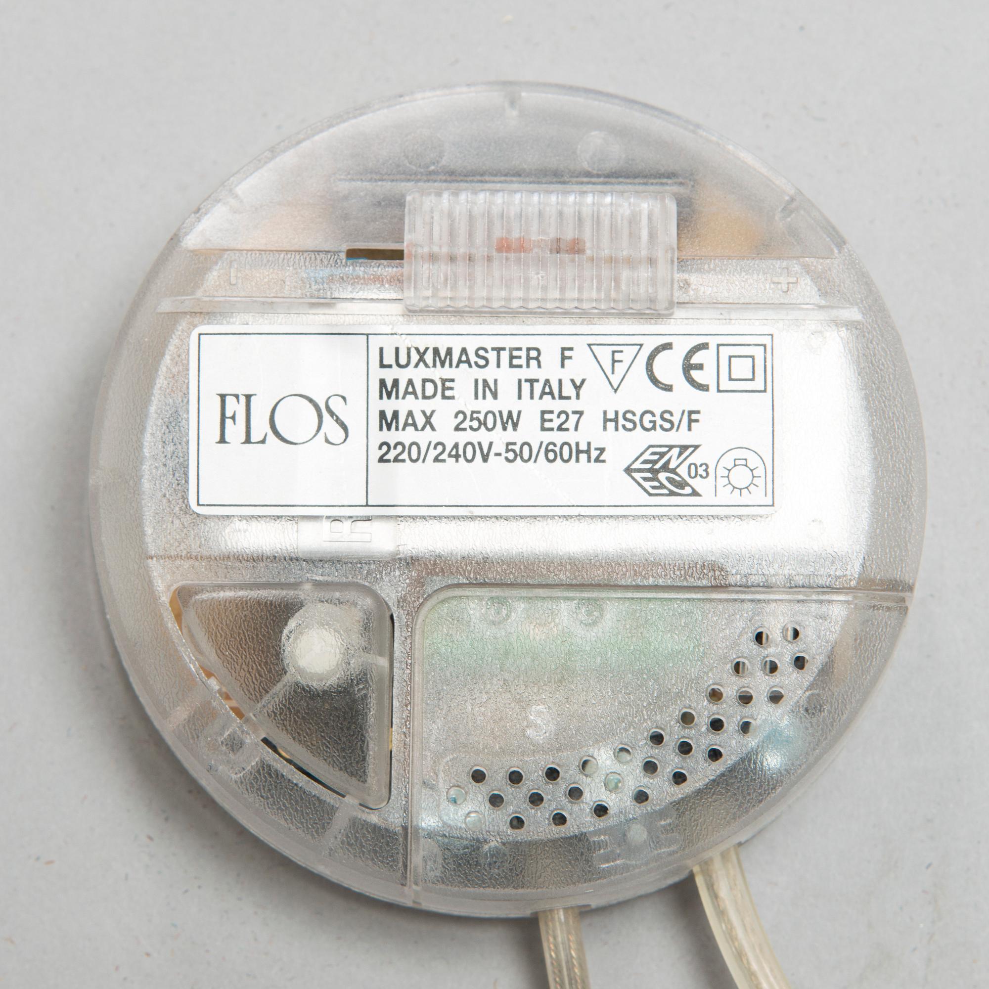 Jasper Morrison, golvlampor, ett par, "Luxmaster", Flos, Italien, 2000-talets början.